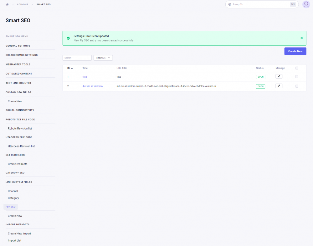 Fly SEO List Smart SEO