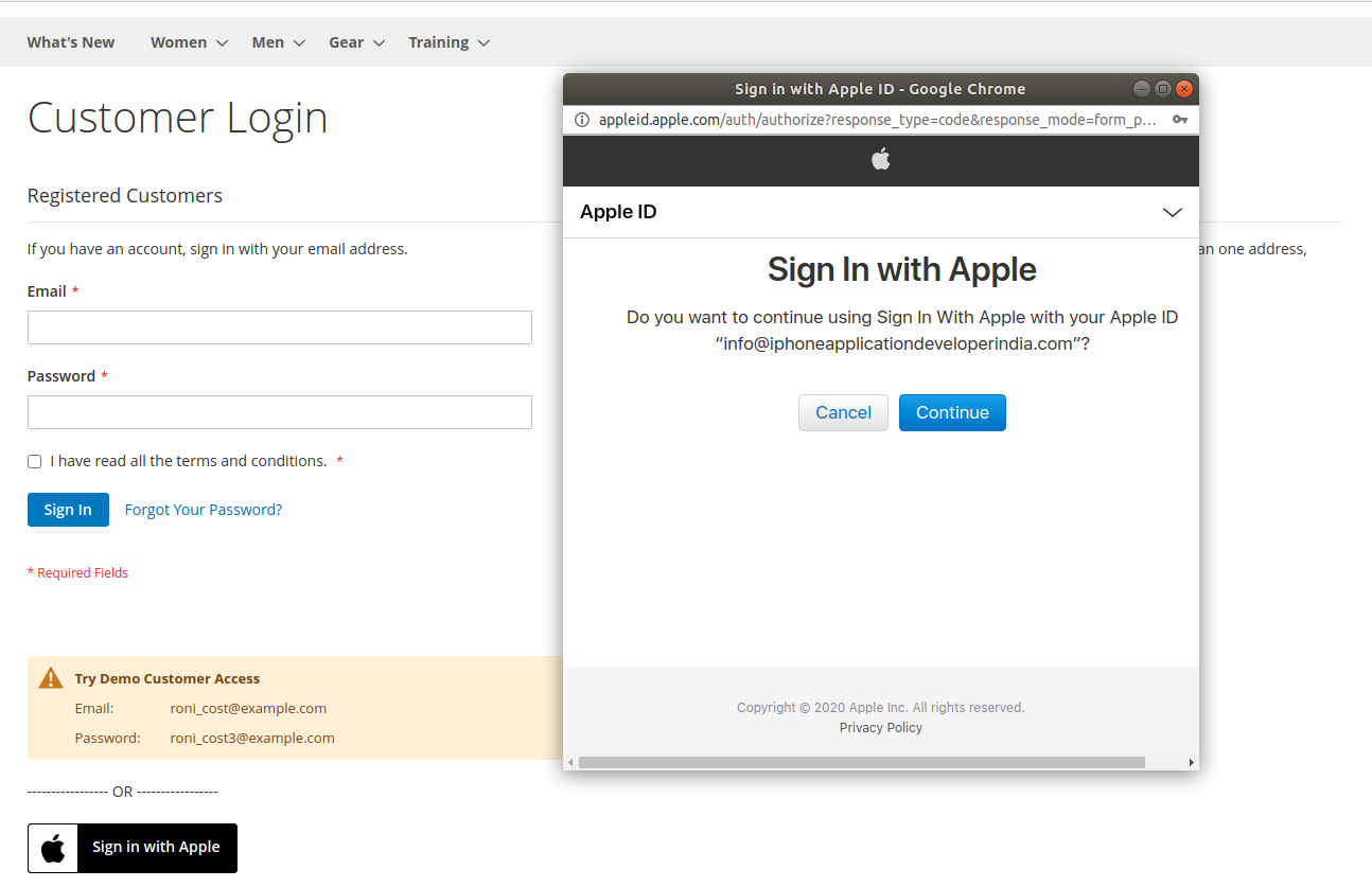 Sign in with Apple in Apple SignIn