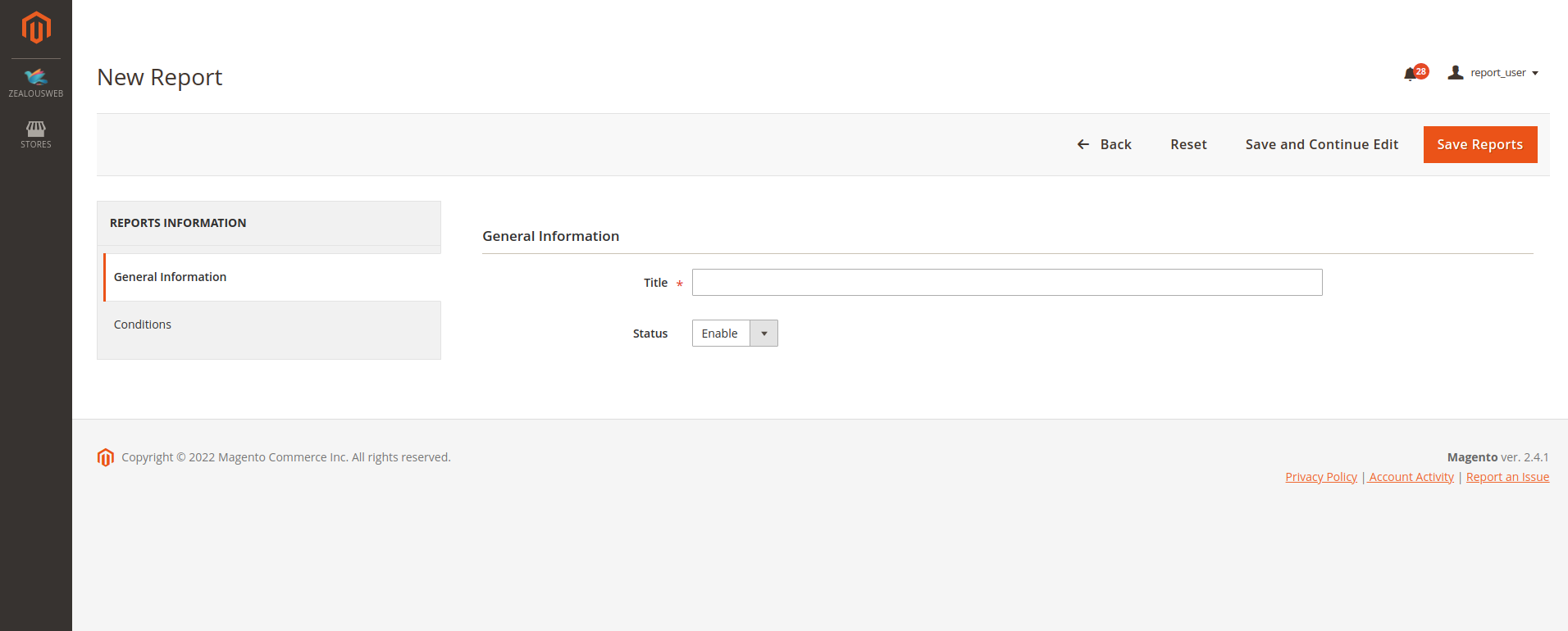 Advanced Reporting & Analytics for Magento 2 - New report