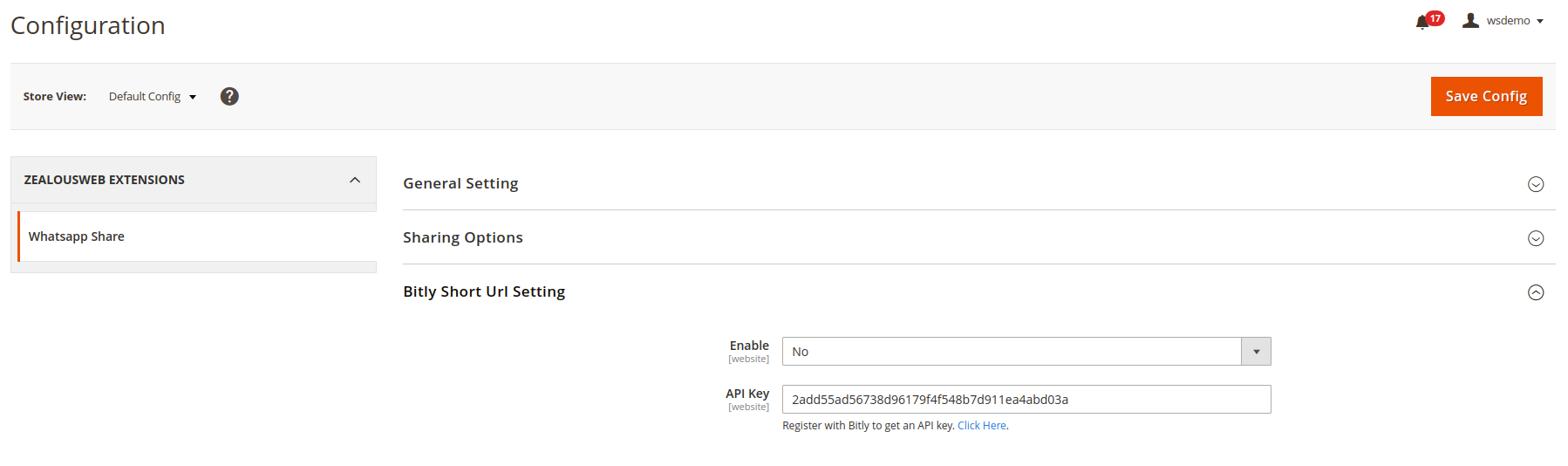 Products Share On WhatsApp for Magento 2 - example
