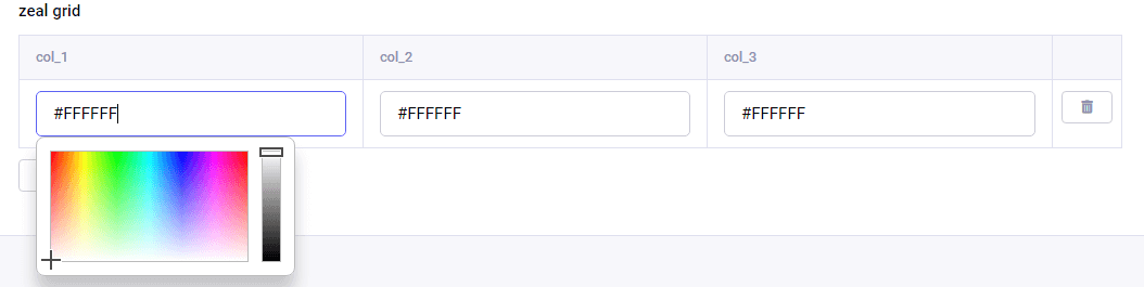 Zeal Color Picker Field for ExpressionEngine - Example